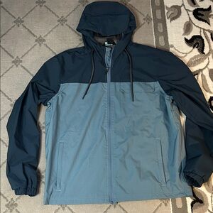 Iceberg Men's Blue Green Two-Tone Windbreaker